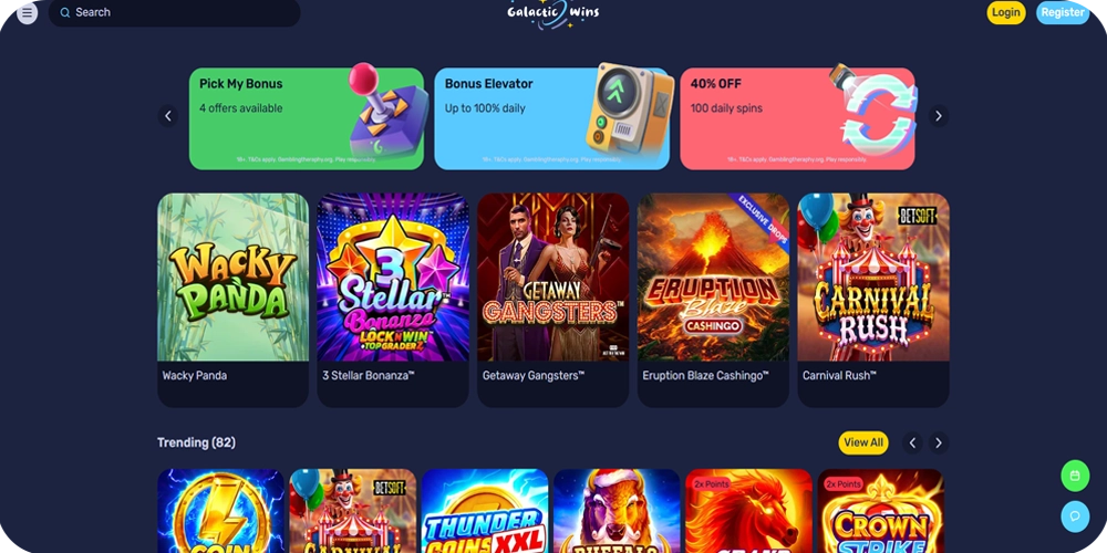 Galactic Casino Review